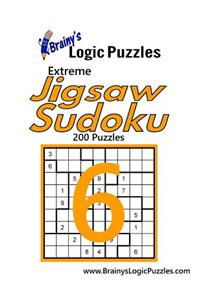 Brainy's Logic Puzzles Extreme Jigsaw Sudoku #6