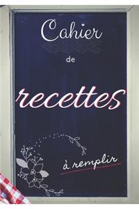 Cahier de recettes