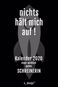 Kalender 2020 für Schreiner / Schreinerin