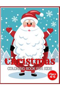 Christmas Coloring Book for Kids Ages 4-5