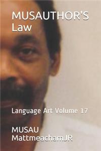 MUSAUTHOR'S Law