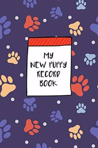 My New Puppy Record Book