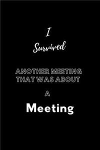 I Survived Another Meeting That Was About A Meeting