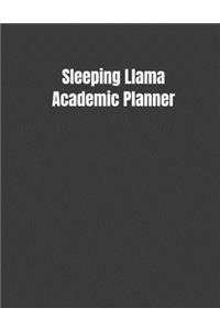 Sleeping Llama Academic Planner