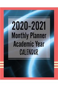 2020-2021 Monthly Planner Academic Year Calendar