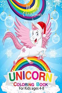 Unicorn Coloring Book for Kids ages 4-8