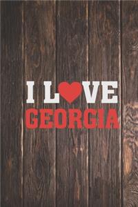 I Heart Love Georgia - State Pride Journal