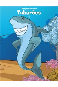 Livro para Colorir de Tubarões 1