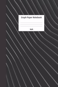 Graph Paper Notebook 4x4