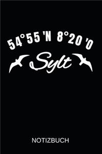 Sylt Notizbuch