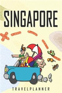 Singapore Travelplanner: Travel Diary for Singapore. A logbook with important pre-made pages and many free sites for your travel memories. For a present, notebook or as a pa