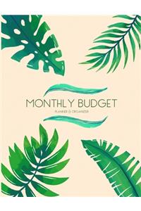Monthly Budget Planner Organizer