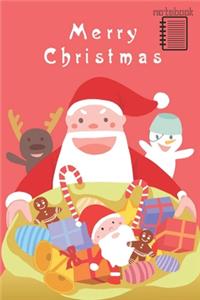 Merry Christmas noteBook Happy Christmas Xmas