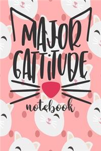 Major Cattitude - Notebook