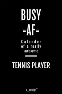 Calendar 2020 for Tennis Players / Tennis Player