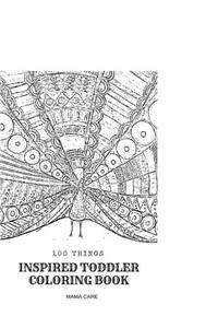 100 Things Inspired Toddler Coloring Book