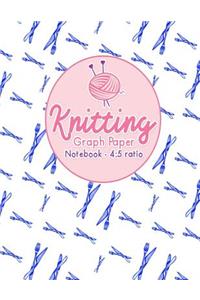 Knitting Graph Paper Notebook - 4