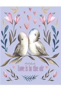 Notebook love in the air