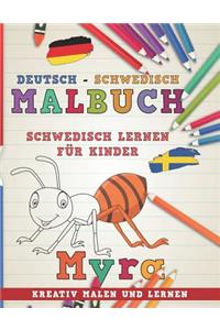 Malbuch Deutsch - Schwedisch I Schwedisch Lernen F
