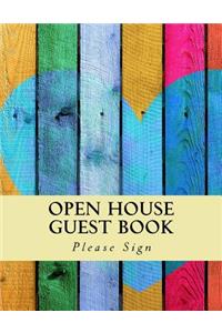 Open House Guest Book