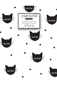 Blank Composition Notebook Unruled