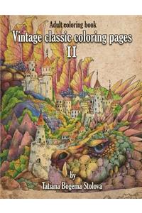 Vintage Classic Coloring Pages II
