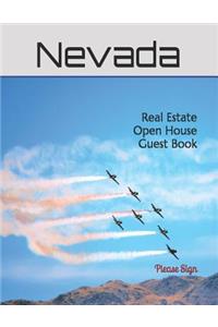 Nevada Real Estate Open House Guest Book: National Championship Air Races, Reno, Nv. a Book Containing Spaces for Guests