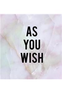 As You Wish Wedding Guest Book