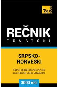 Srpsko-Norveski Tematski Recnik - 3000 Korisnih Reci
