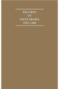 Records of Saudi Arabia 1902-1960 10 Volume Hardback Set Including Boxed Genealogical Table and Maps