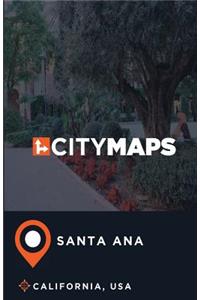 City Maps Santa Ana California, USA