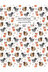 Squirrels Notebook Journal