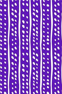 Bullet Journal Notebook White Lines and Spots Pattern 5