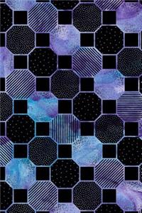 Bullet Journal Notebook Dotty Hexagon Pattern 3