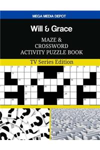 Will & Grace Maze and Crossword Activity Puzzle Book