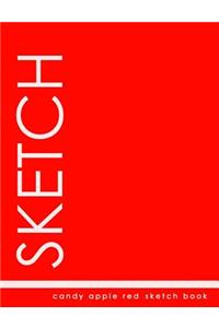 Candy Apple Red Sketch Book