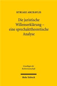 Die juristische Willenserklarung - eine sprechakttheoretische Analyse