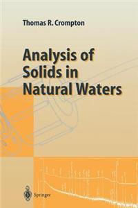 Analysis of Solids in Natural Waters