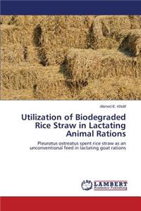 Utilization of Biodegraded Rice Straw in Lactating Animal Rations