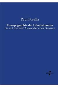 Prosopographie der Lakedaimonier