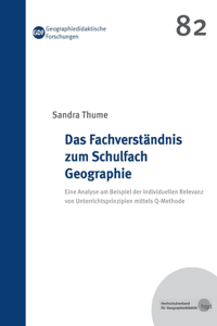 Das Fachverständnis zum Schulfach Geographie