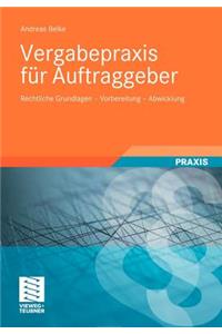 Vergabepraxis Fur Auftraggeber