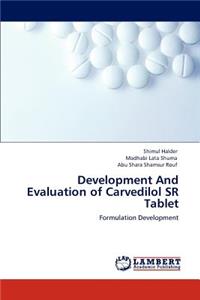 Development And Evaluation of Carvedilol SR Tablet