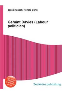 Geraint Davies (Labour Politician)