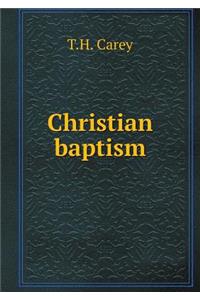 Christian baptism