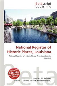 National Register of Historic Places, Louisiana