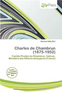 Charles de Chambrun (1875-1952)