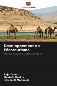 Développement de l'écotourisme