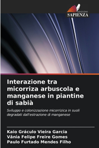 Interazione tra micorriza arbuscola e manganese in piantine di sabià