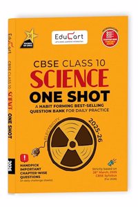 Educart One-shot Science CBSE Class 10 Question Bank 2025-26
